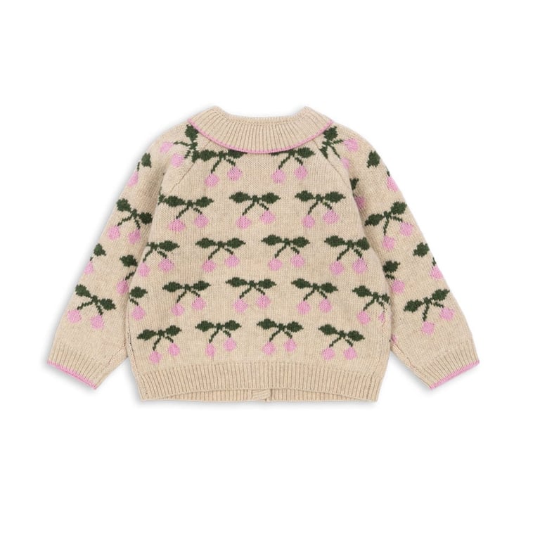 Konges Sløjd Cardigan Strickjacke Belou, cherry 1