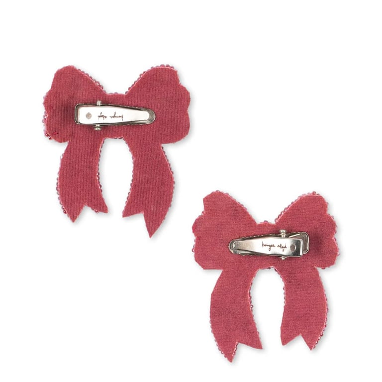 Konges Sløjd Haarclips Sequin Bow, Rapture Rose (2er-Pack) 1