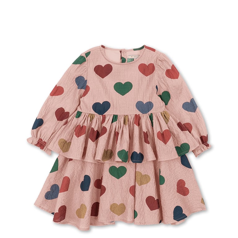 Konges Sløjd Kleid Elin, Rose Coloré