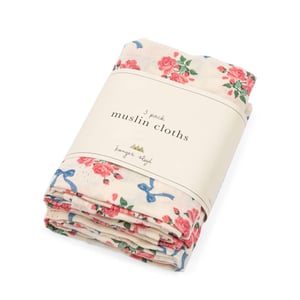 Konges Sløjd Mussselin-Tücher, Bella Rosita (3er-Pack)