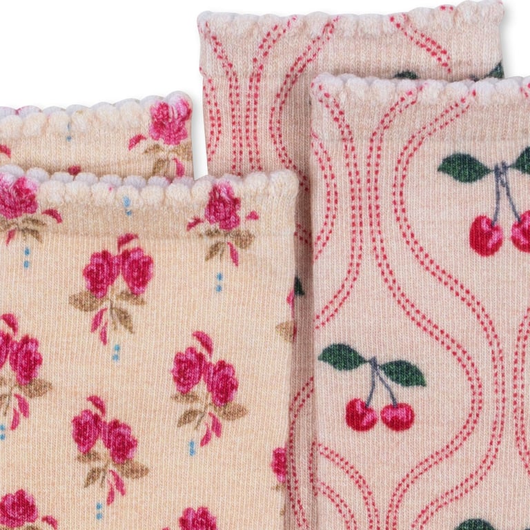 Konges Sløjd Socken Cherry Mix (2er Pack) 1