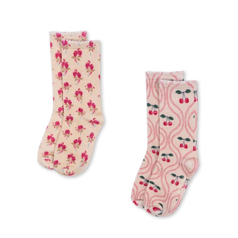 Konges Sløjd Socken Cherry Mix (2er Pack)