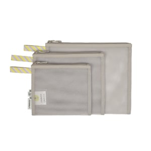 Lässig Netztasche - Mesh Bags (3 Stk), beige