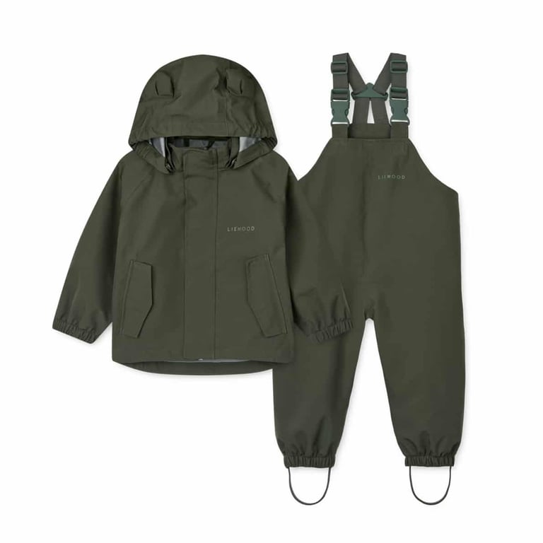 Liewood Regenbekleidungsset Manu Hunter green