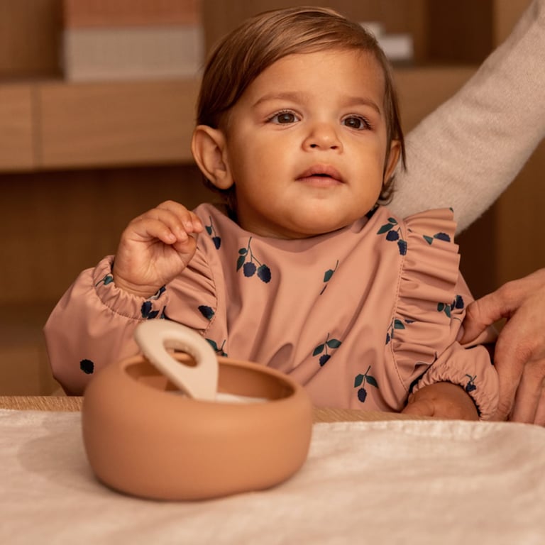 Liewood Schüssel mit Löffel Sparia, Tuscany rose/ Apple blossom 1