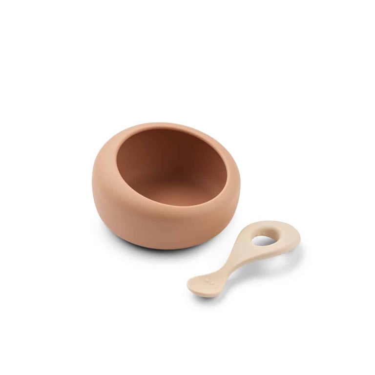 Liewood Schüssel mit Löffel Sparia, Tuscany rose/ Apple blossom