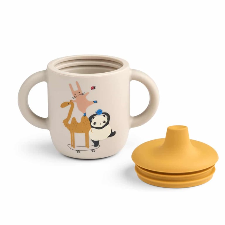 Liewood Trinklernbecher Neil Around the world/ Sandy 1