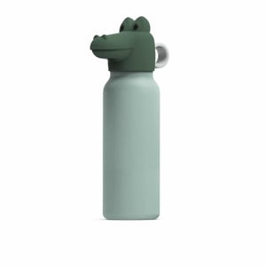 Liewood Wasserflasche Falk Water mit Krokodil Deckel Lid 350 ml, Peppermint/ Garden green