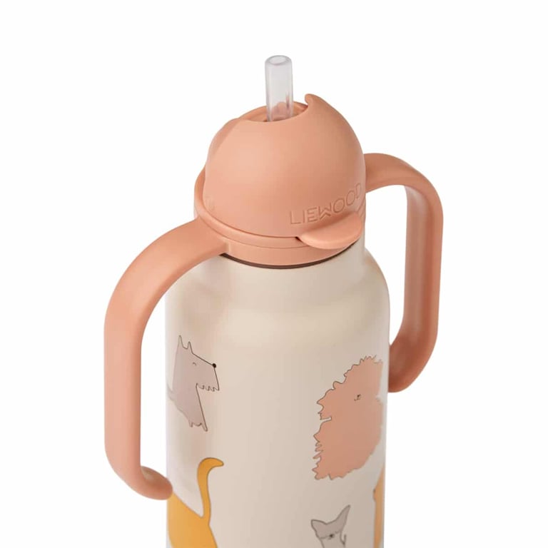 Liewood Wasserflasche Kimmie Cats and Dogs-Sandy 1