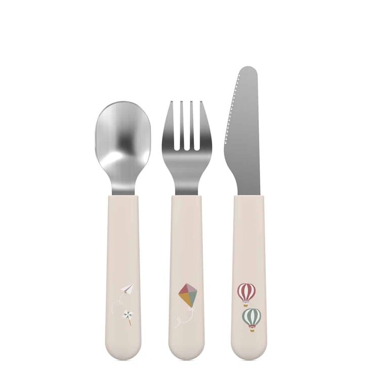 Mepal Kinderbesteck-Set Mio 3-teilig sunshine & rainbow