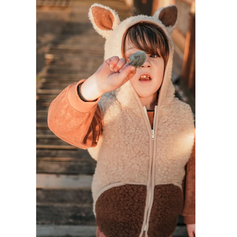 We are wovens Bodywarmer Ovi Latte