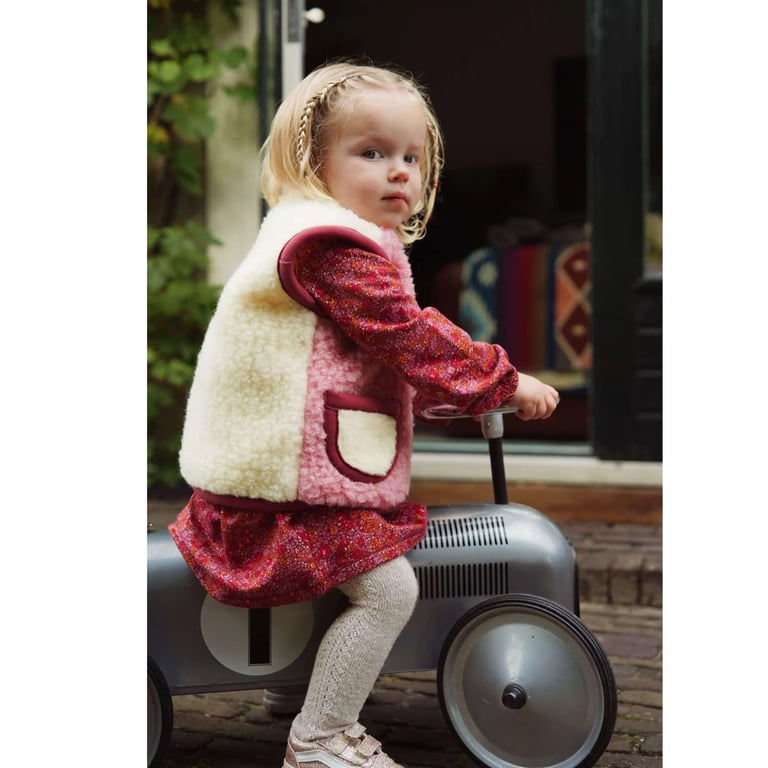 We are wovens Bodywarmer Red Velvet