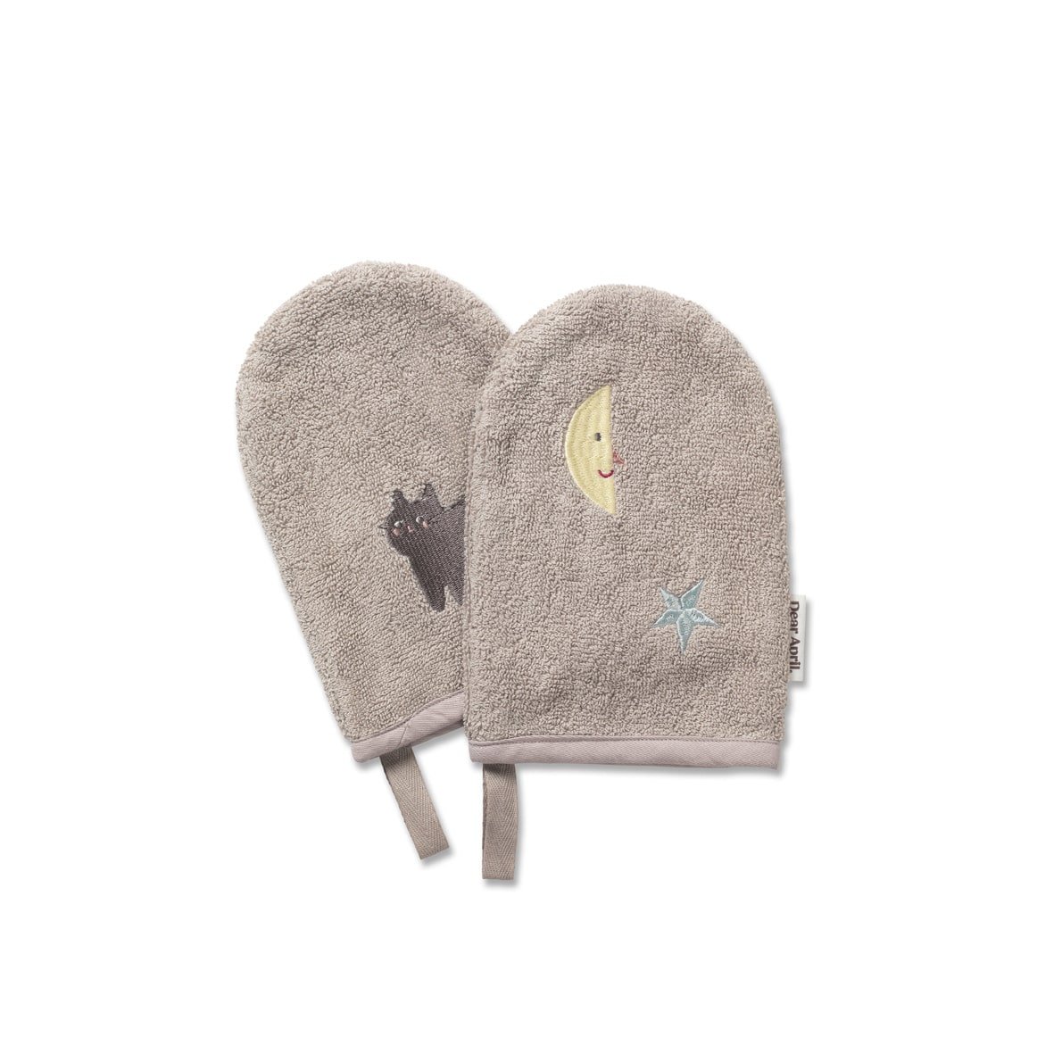 Dear April Baby Waschlappen, Moon Cat