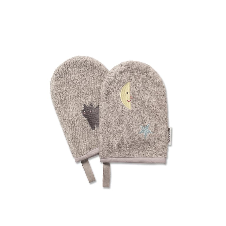 Dear April Baby Waschlappen, Moon Cat