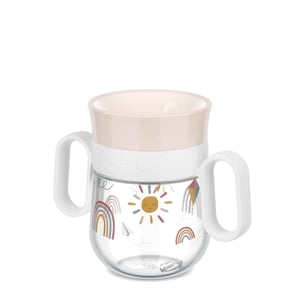 Mepal 360° Trinklernbecher Mio 200 ml, Sunshine and Rainbows