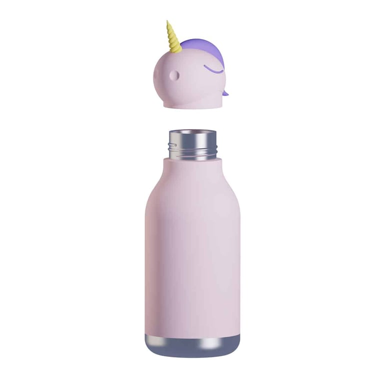 Asobu Trinkflasche Bestie Animal Bottle, 475 ml Unicorn 1