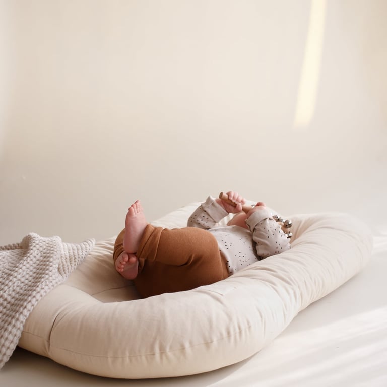 Hogi Baby Nest organic, sand natur 1