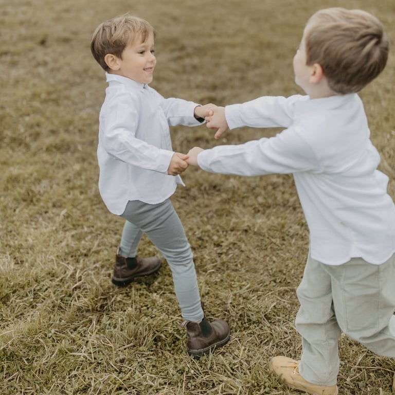 Leevje Flanellhemd mit Stehkragen, weiß 2