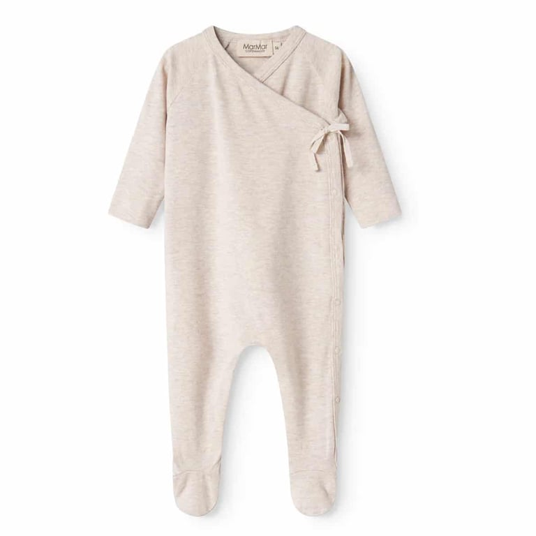 MarMar Copenhagen Baby Strampler Rubetta Light Beige Melange