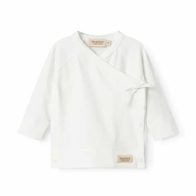 MarMar Copenhagen Baby Wickelshirt Tut Wrap Gentle White
