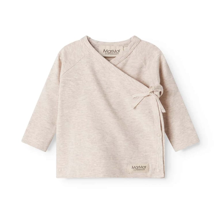 MarMar Copenhagen Baby Wickelshirt Tut Wrap Light Beige Melange