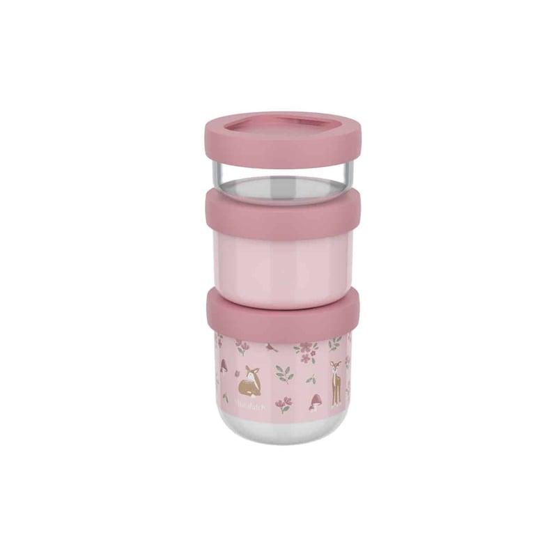 Mepal Snackbox stapelbar Mio 3-teilig fairy garden