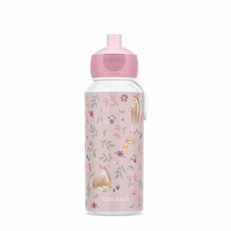 Mepal Trinkflasche Pop-Up Campus 400 ml, Fairy Garden