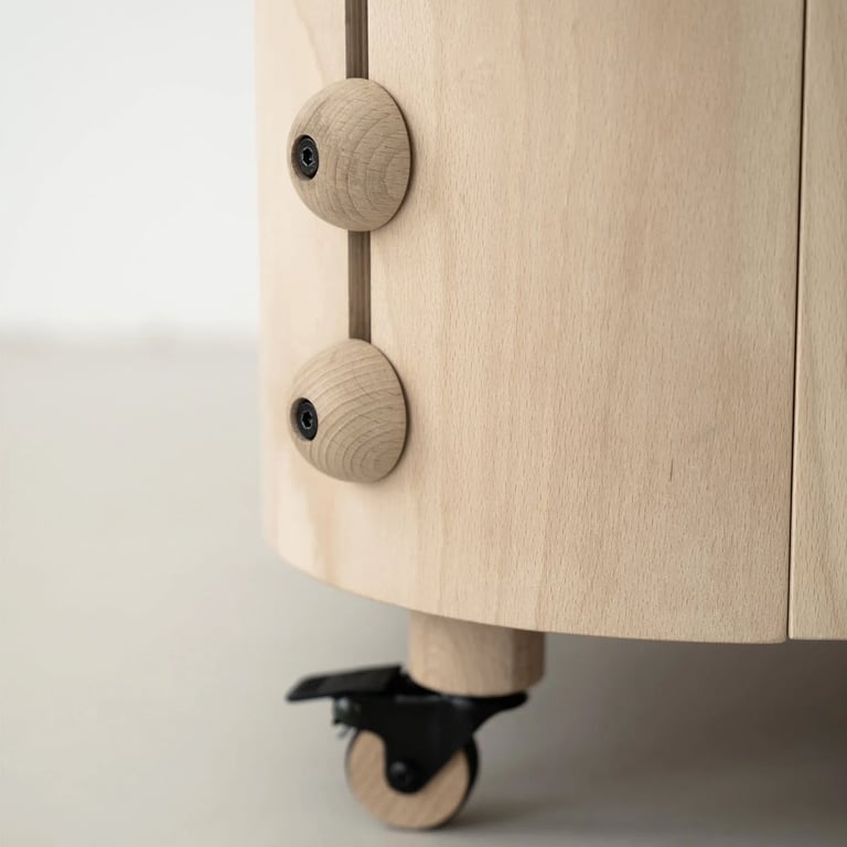 Nani Berlin Lenkrollen für das 4-in-1 mitwachsende Babybett 1