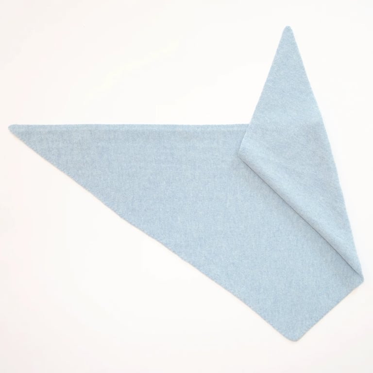 Papa Lobster Dreieckstuch Kim, hellblau melange 1
