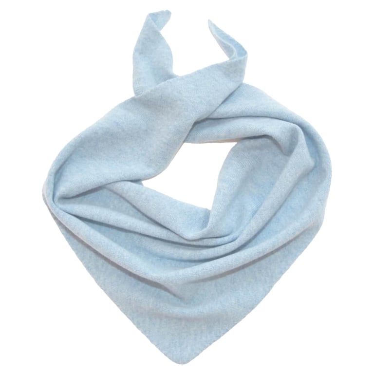 Papa Lobster Dreieckstuch Kim, hellblau melange