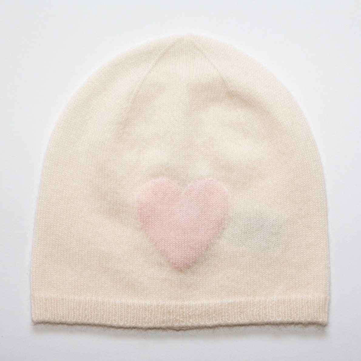 Papa Lobster Mütze Heart. weiß + rosé