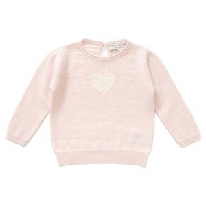 Papa Lobster Pullover Heart, rosé + weiß