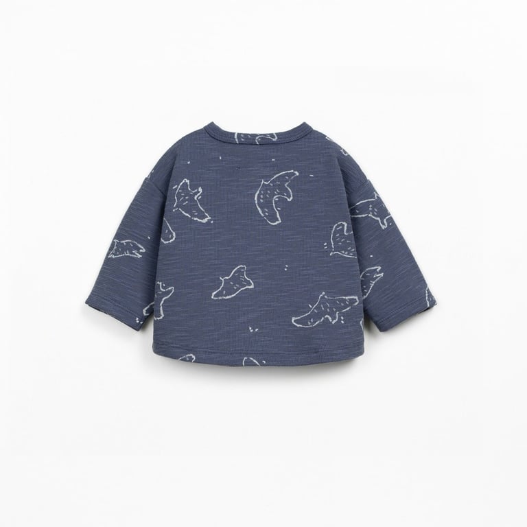 Play Up Langarm-Shirt Printed Rib, Ancestral 1