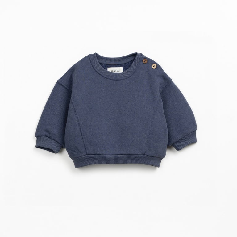 Play up Fleece Sweater, Mirtilo