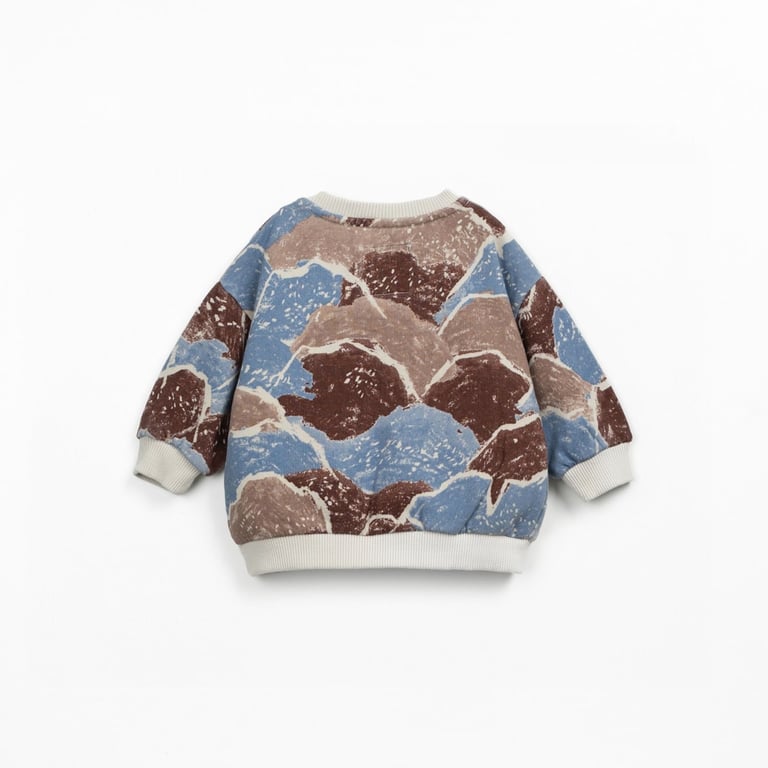 Play up Fleece Sweater Printed, Tones 1