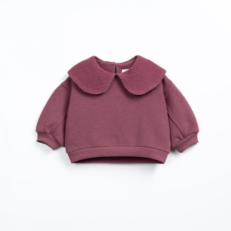 Play up Fleece Sweater mit Kragen, Amora