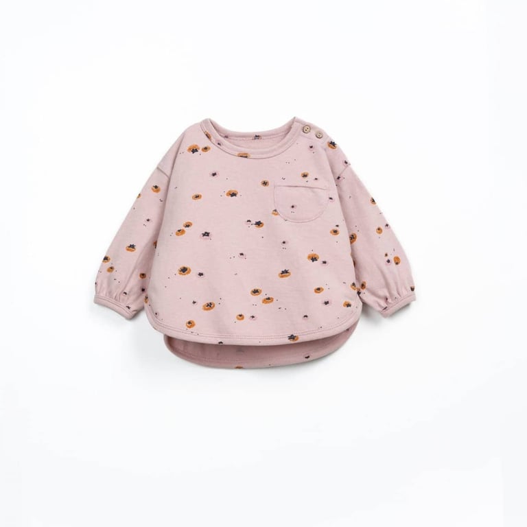 Play up Jersey Langarm-Shirt Printed, Rose