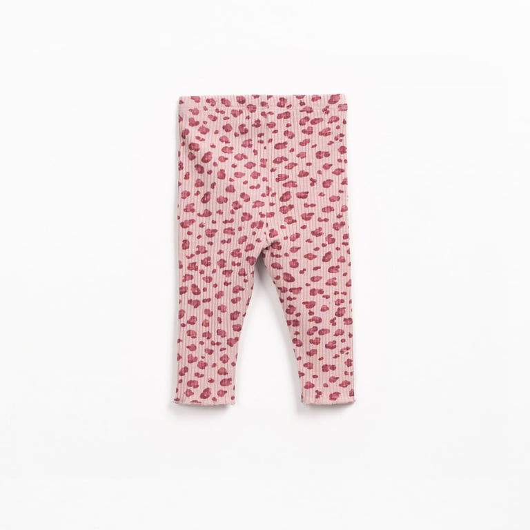 Play up Legging Printed Rib, Rose 1