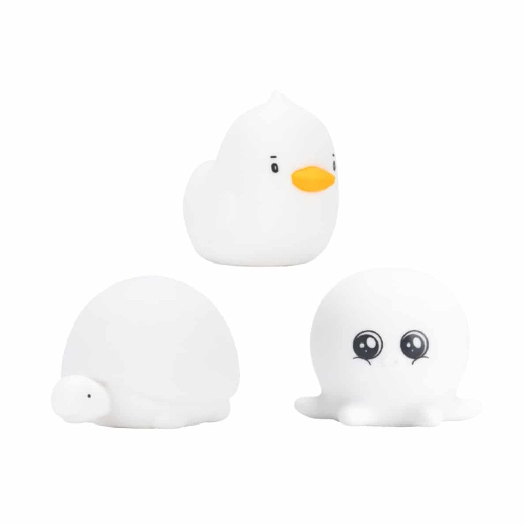 Rabbit & Friends Mini-Lampenset Ocean (Ente, Oktopus, Schildkröte)