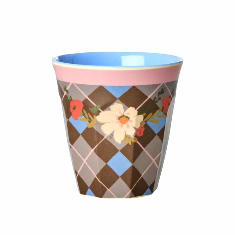 Rice Kleiner Melamin Becher All You Need is Love and..., Gorgeous Tile Print