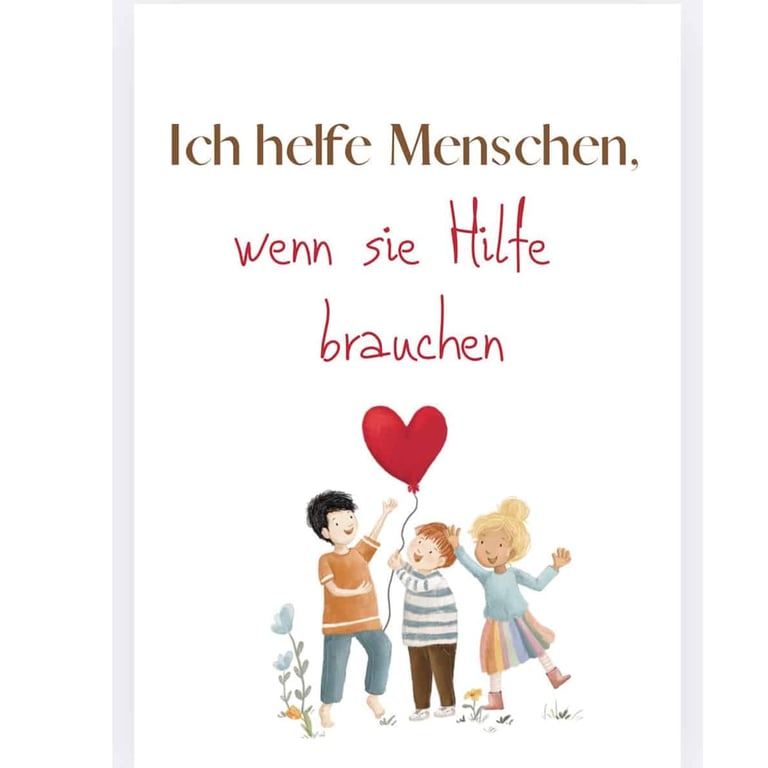 Routinchen x Baby Kochs Love Affirmationskarten Kinder Herzbunt