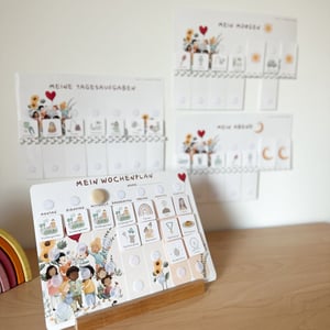 Routinchen x Baby Kochs Love Wochenplan Set inkl. 3 Routinepläne Herzbunt