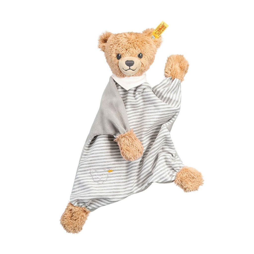 Steiff Schmusetuch Schlaf Gut Bär (30 cm), grau