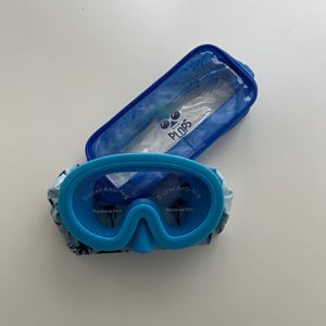 Waterplops Schwimmmaske Plops blau mit Headband Cool Surfer