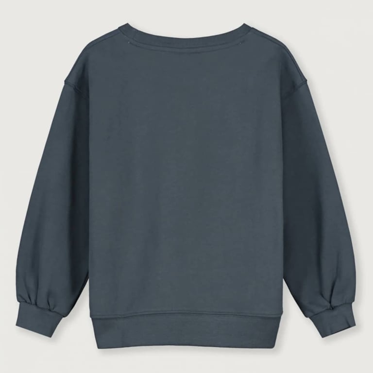 Gray Label Kids Sweater Dropped Shoulder, Blue Grey 1