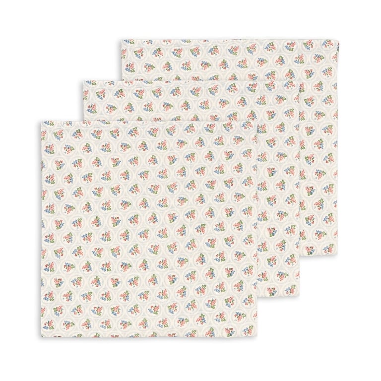 Konges Sløjd Musselin-Tücher 3er Pack, Verona Blues