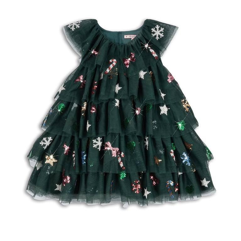 Konges Sløjd Christmas Kleid Yvonne, Hunter Green