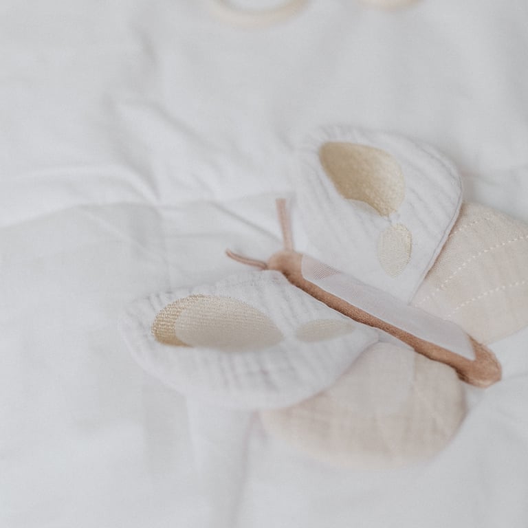 Leevje Activity Decke Butterfly in light pink 1