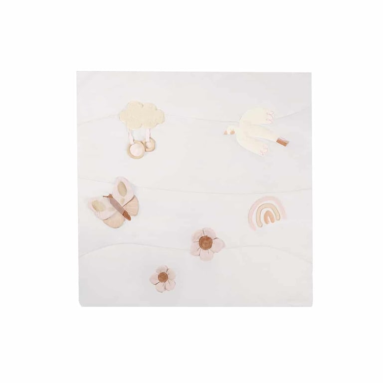 Leevje Activity Decke Butterfly in light pink