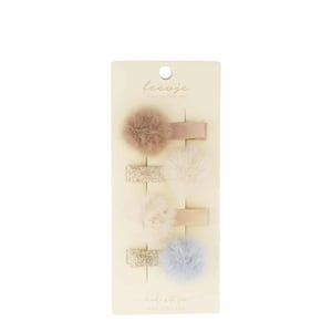 Leevje Haarclip-Set Festive Pompoms